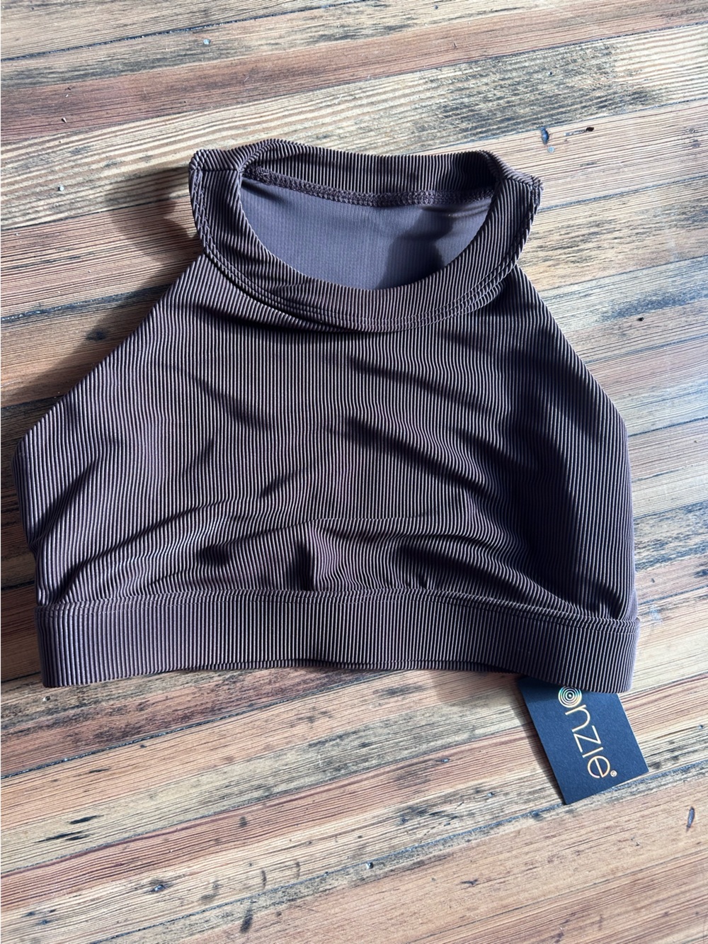 Onzie brown Crop top medium